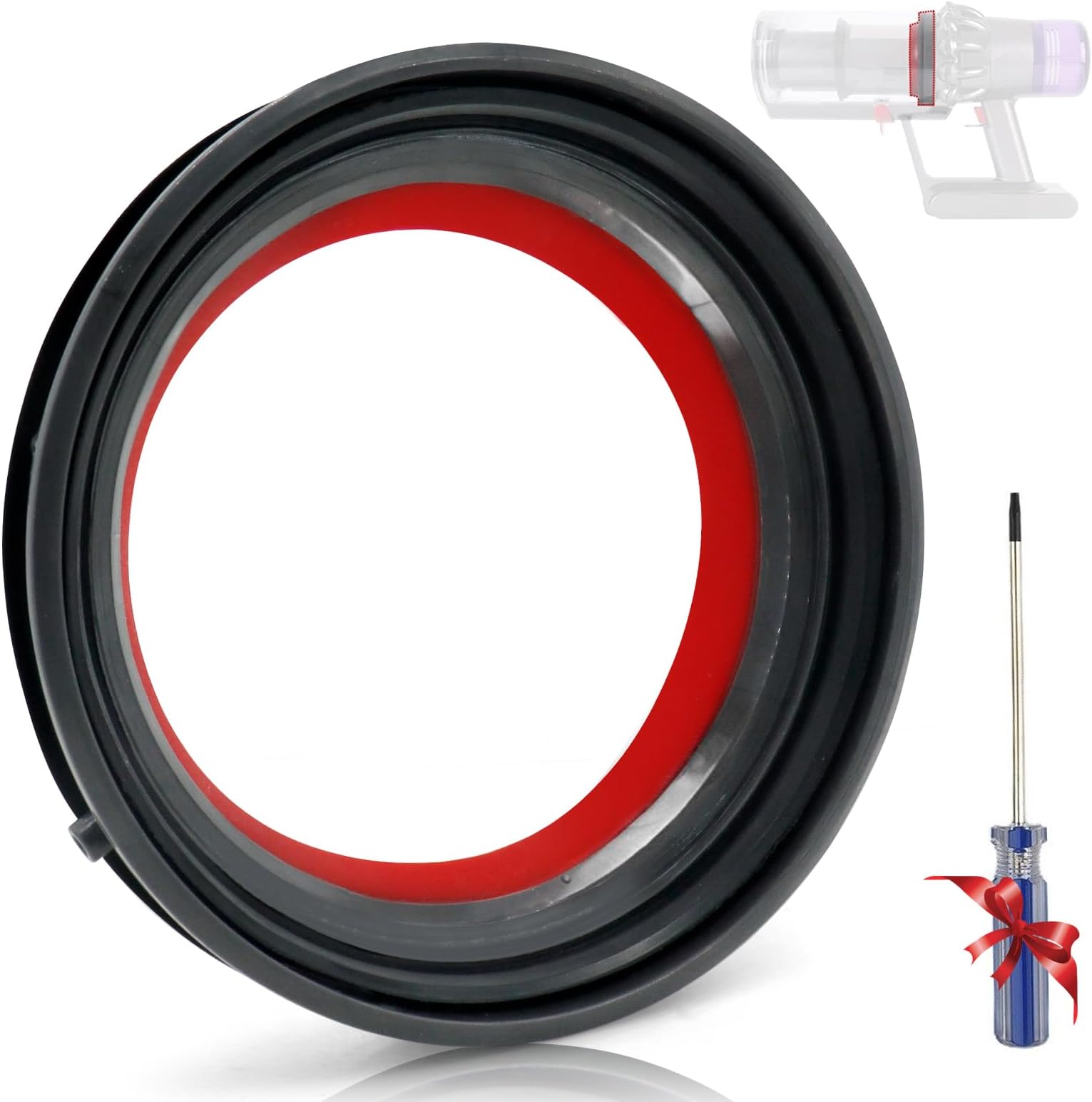 Dust Bin Bucket Top Fixed Sealing Ring for Dyson V10 Vacuum Cleaner Repair Part Accessories