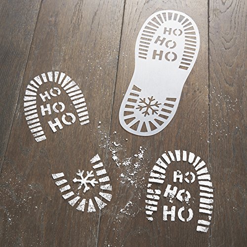 Ginger RaySanta Foot Print Stencil