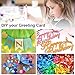 UCEC 50 Sheet Shiny Origami Paper 10 Colors Square Iridescent Origami Paper, Decoration Glitter Square Folding Papers for Kids Arts & Crafts Projects