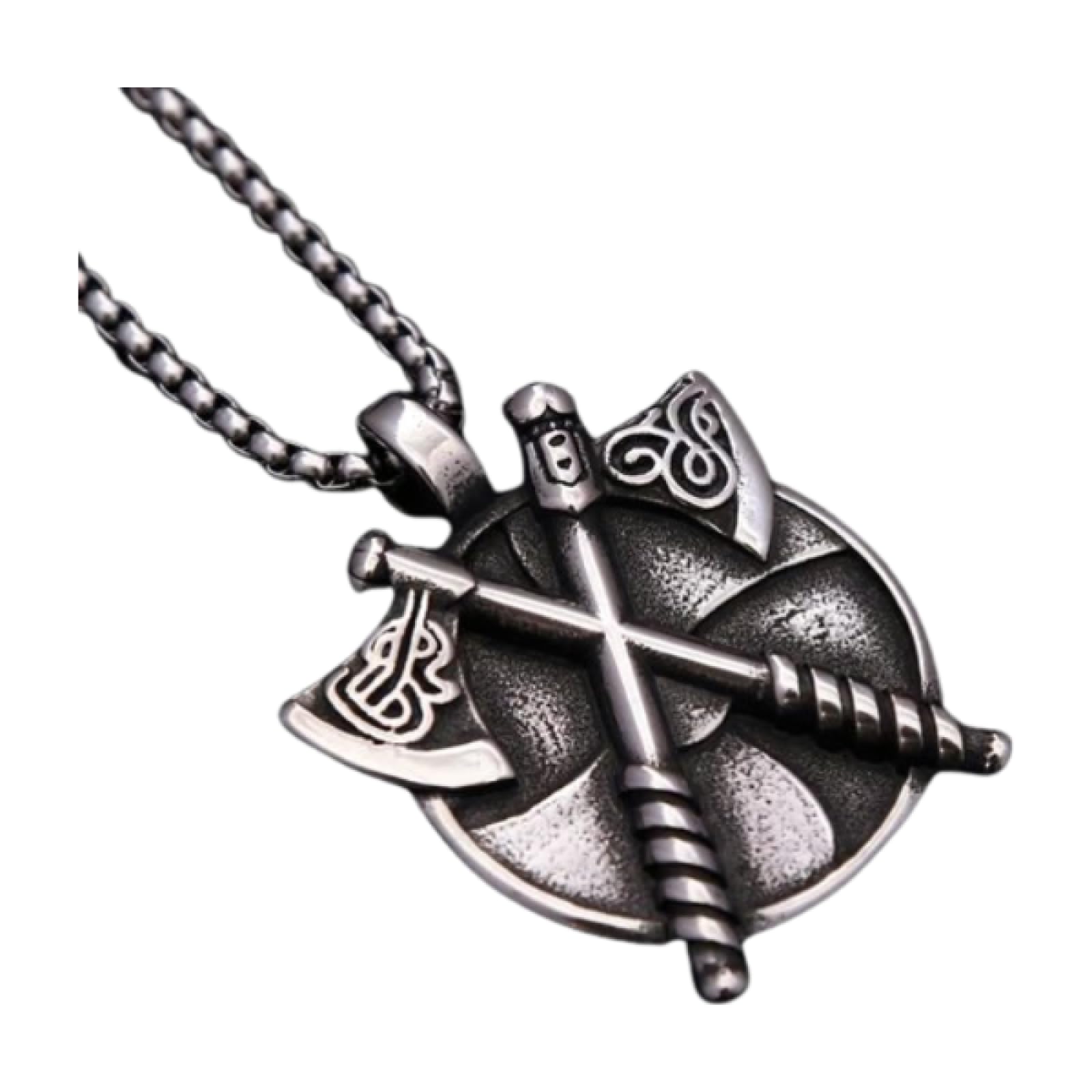 SiVaji Naszyjnik wisiorek łańcuszek mężczyźni kobiety biżuteria vintage naszyjnik wikingów mężczyźni chłopcy naszyjniki amulet