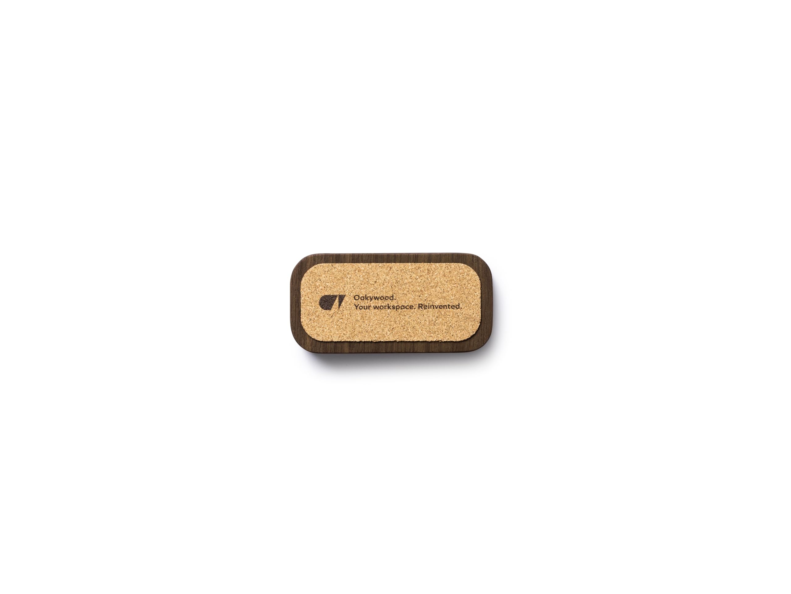 OAKYWOOD - Holztabletts Schreibtisch Organizer - Papierablage aus Massivholz, Dokumentenhalter - Büro Organizer, Handy Tablet Halterung - für Büro Zuhause Schule - Set mit 2 Kleinen - Walnuss