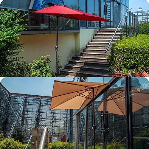 Parasol de terrasse de marché CLSDRZC facile à transporter pour cour