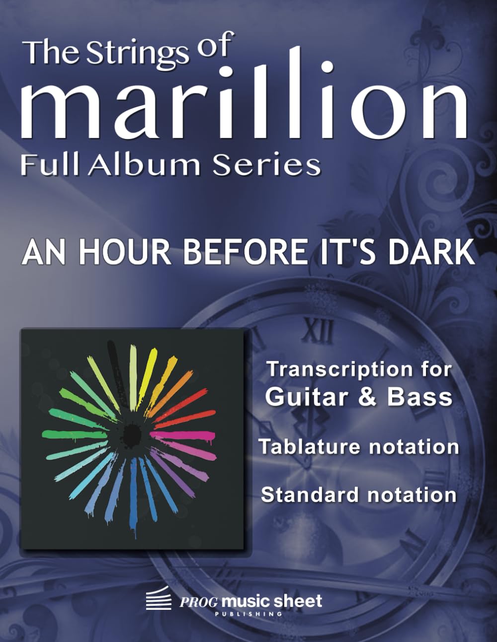 Marillion - An Hour Before It's Dark (Guitar, Bass): High quality transcription music sheet with Tablature