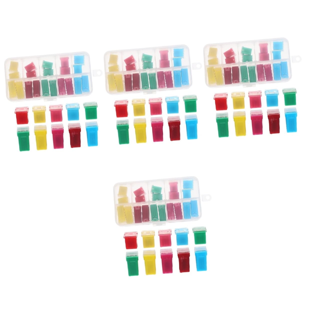 ULTECHNOVO 80 Pièces Kit De Fusibles Fusible 30 Ampères Automobile Mini-fusible Mini Fusible Automobile Kits De Sécurité Automobile Fusible 20 Ampères Automobile Voiture De Zinc