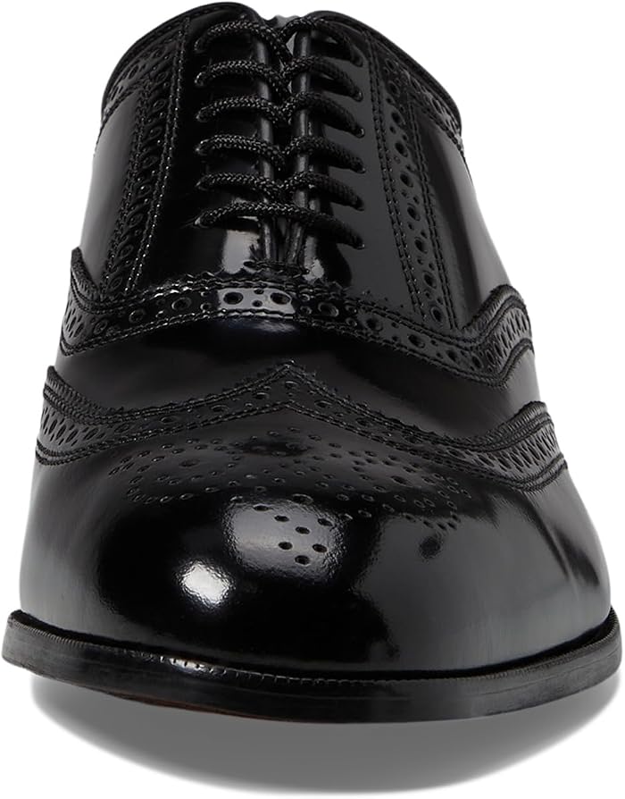 Мужские туфли Florsheim Lexington Wingtip Oxford, цвет: Чёрный — фото 3