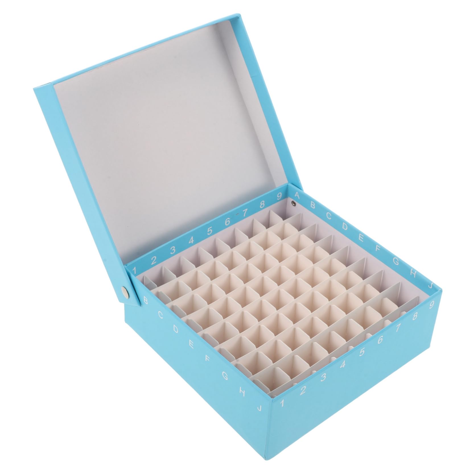 PRETYZOOM 5 Pezzi Scatola per tubi criogenici organizzatore del congelatore riutilizzabile laboratorio supporto per provette da centrifuga contenitore tubolare plastica