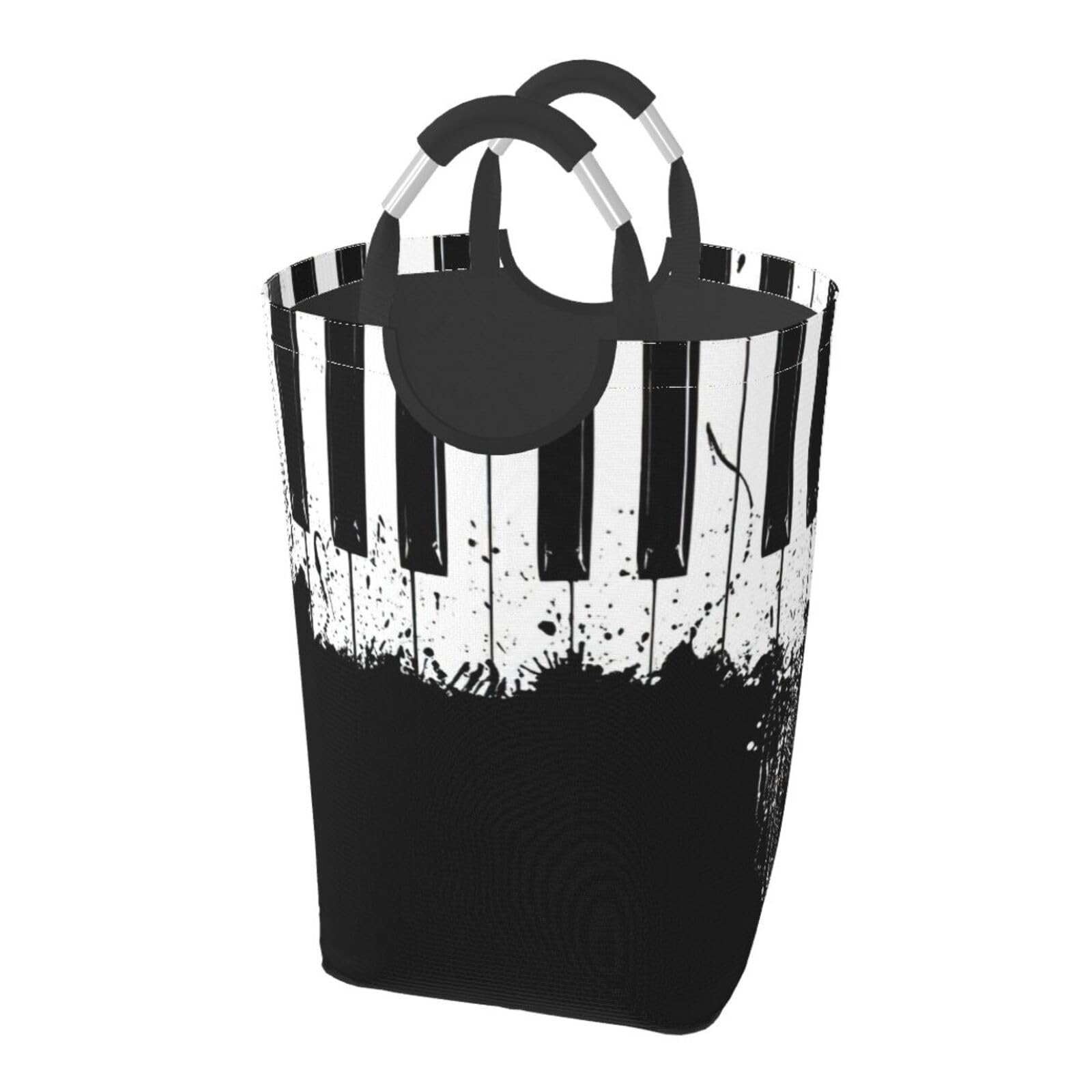 Sac à linge pliable avec poignées alu pour dortoir design piano
