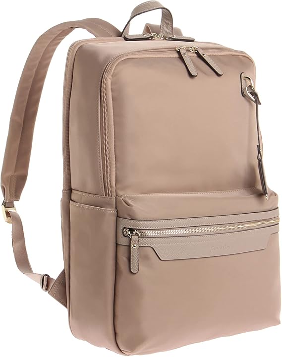 Amazon Co Jp レディース ビジネスバッグ リモハピ リュックサック デイパック B4サイズ Pc収納 リモートワーク 15 6インチ ジュエルナローズ Jewelna Rose グレージュ シューズ バッグ