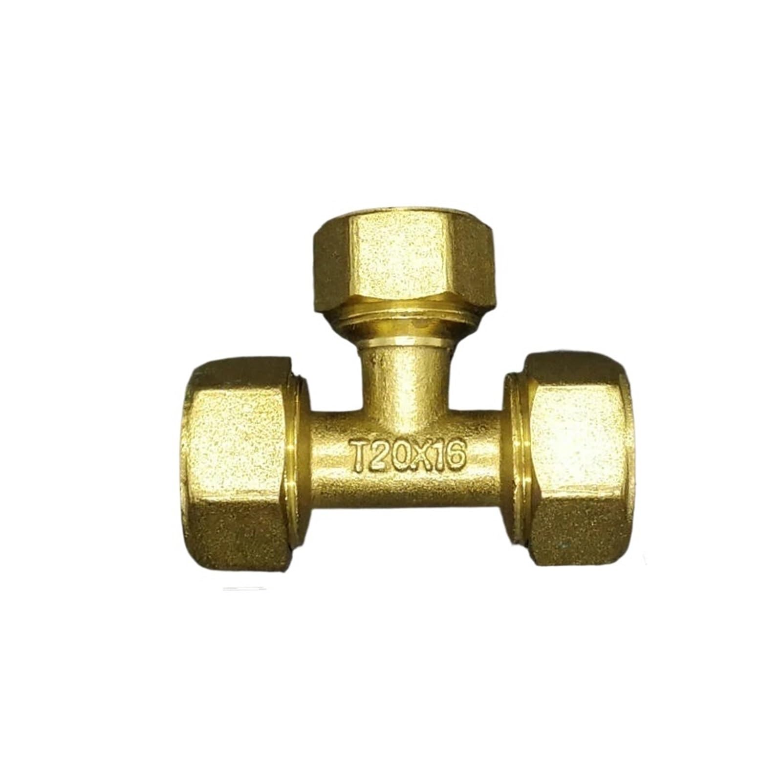 1216 1620 PEX-AL-PEX Brass Tee 3 Wasy Pipe Fitting Connector