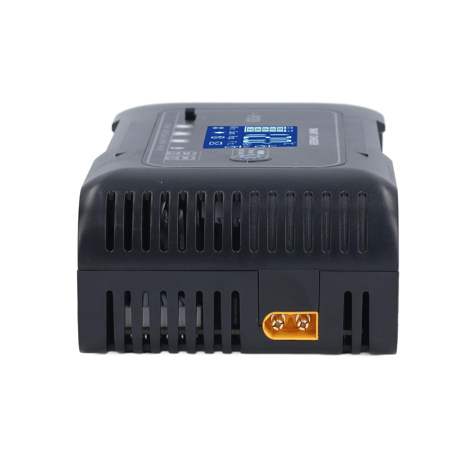 CHICIRIS Ładowarka Akumulatorów 12V 24V, Automatyczna Inteligentna ładowarka z funkcją Naprawy Impulsów i Wyświetlaczem LCD, do Mokrego Akumulatora Litowego AGM GEL EFB MF (wtyczka UE)