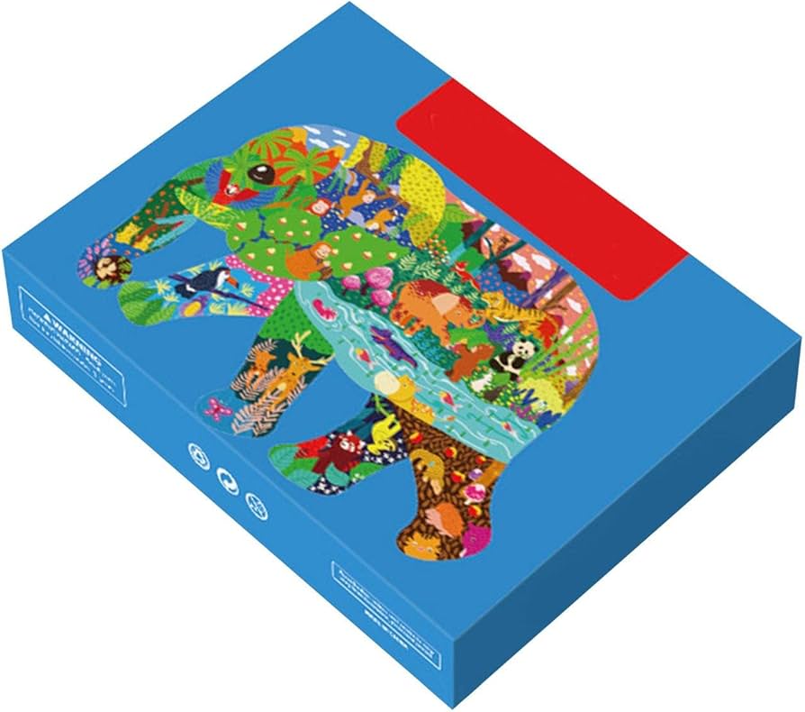 Amazon.co.jp: 13 x18.5ジグソーパズル-200ピースの動物型フロア