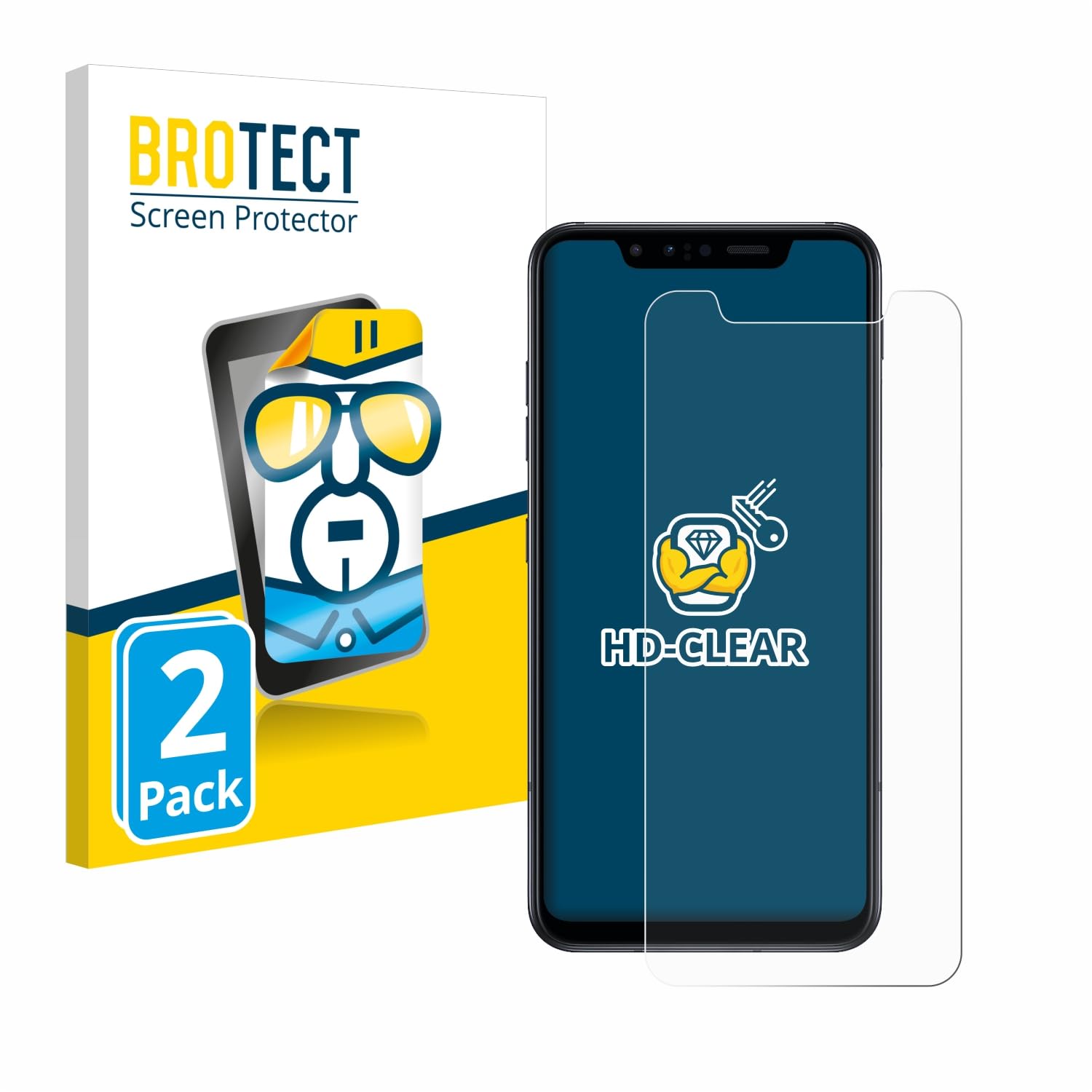 3mk, Salvadisplay per LG G8s ThinQ in idrogel anti-urto, Trasparente