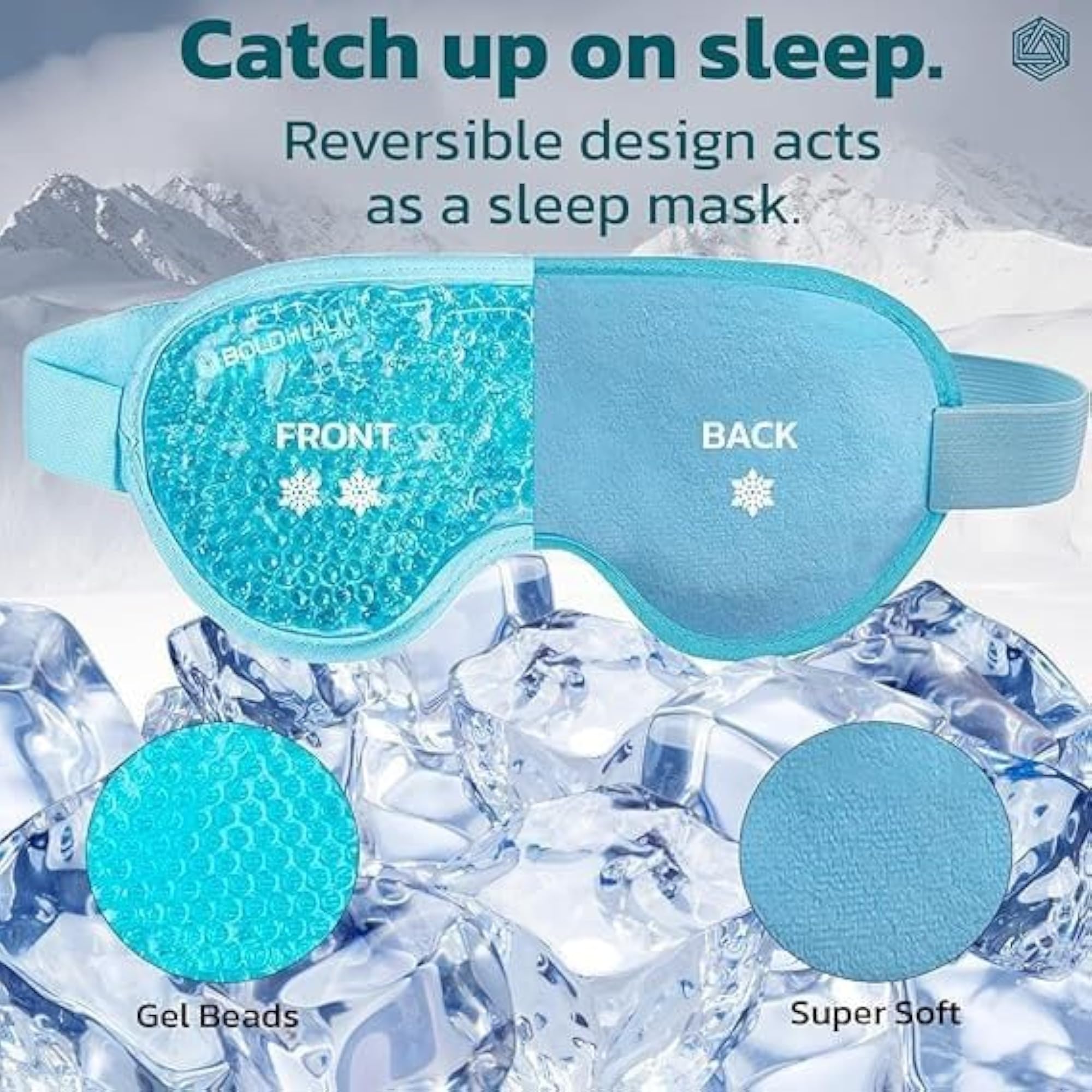 Sleeping Eye Mask for Men & Women, Soft Comfortable Blindfold