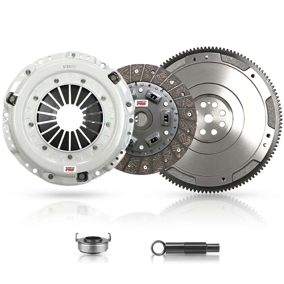 CMP Stage 1 Street Clutch Kit with Flywheel Fits Acura 1997-1999 CL, 1990-2002 Accord 1992-2001 Prelude 2.2L 2.3L 4cyl SOHC F22 F23 DOHC H22 H23