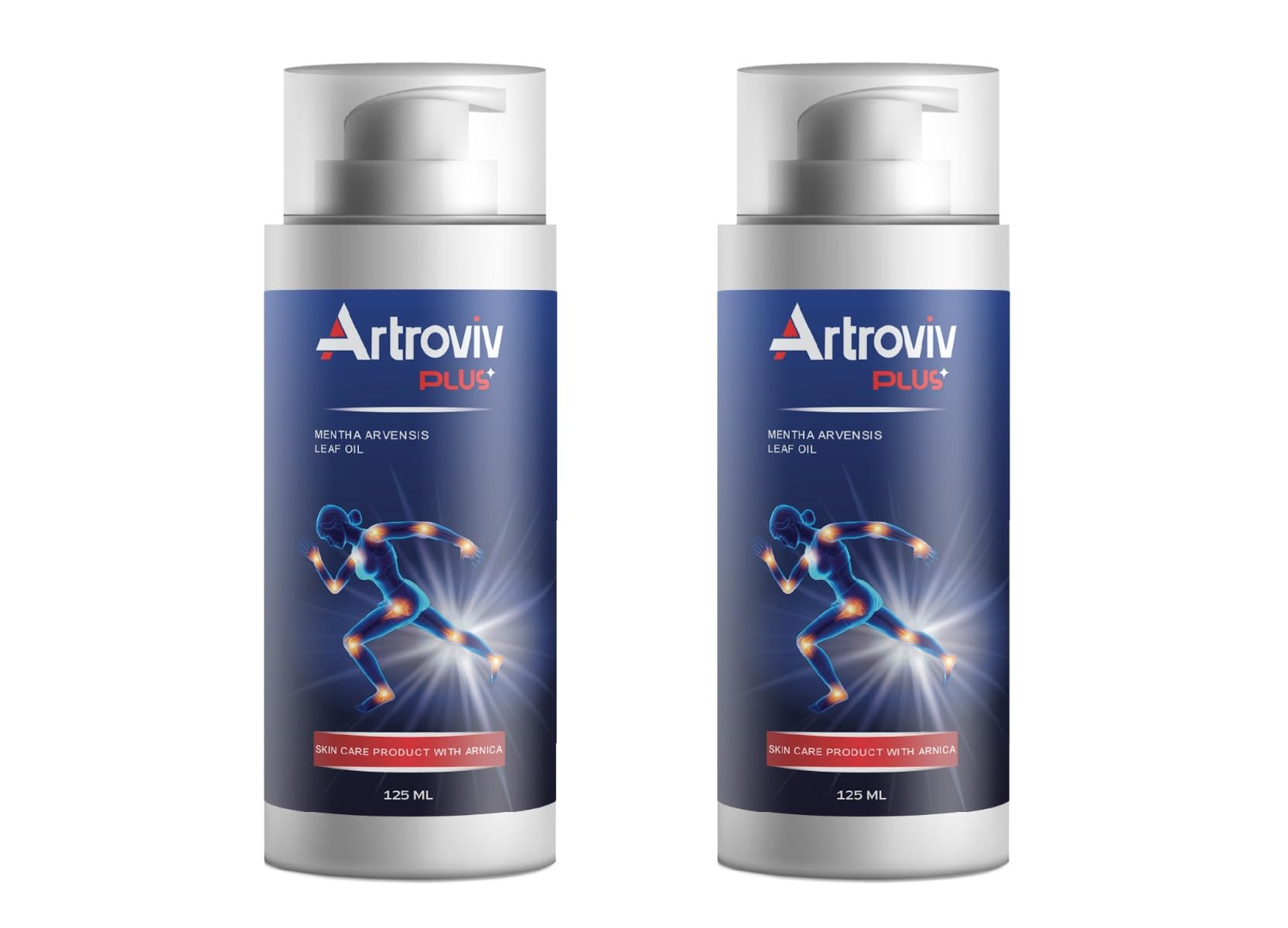Artroviv Plus+ con Arnica Mexicana, Eucalipto Globulus e Mentolo -125 ml