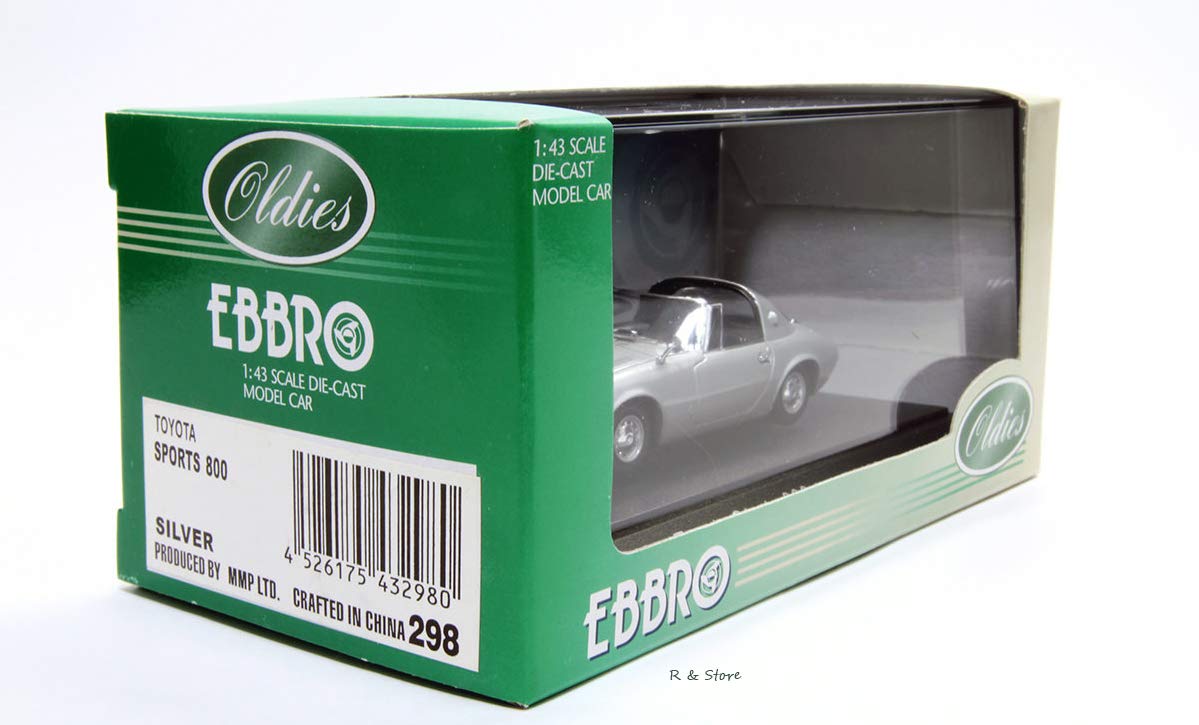 □即決 エブロ 1/43【トヨタ スポーツ 800 (シルバー) 「Oldies
