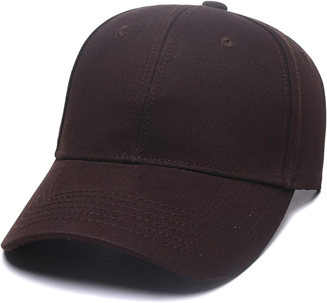 Sports Outdoors Snapback Visors Custom Text Embroidered Dad Hats Personalized Hip Hop Curved Bill Baseball Caps Brown image 3
