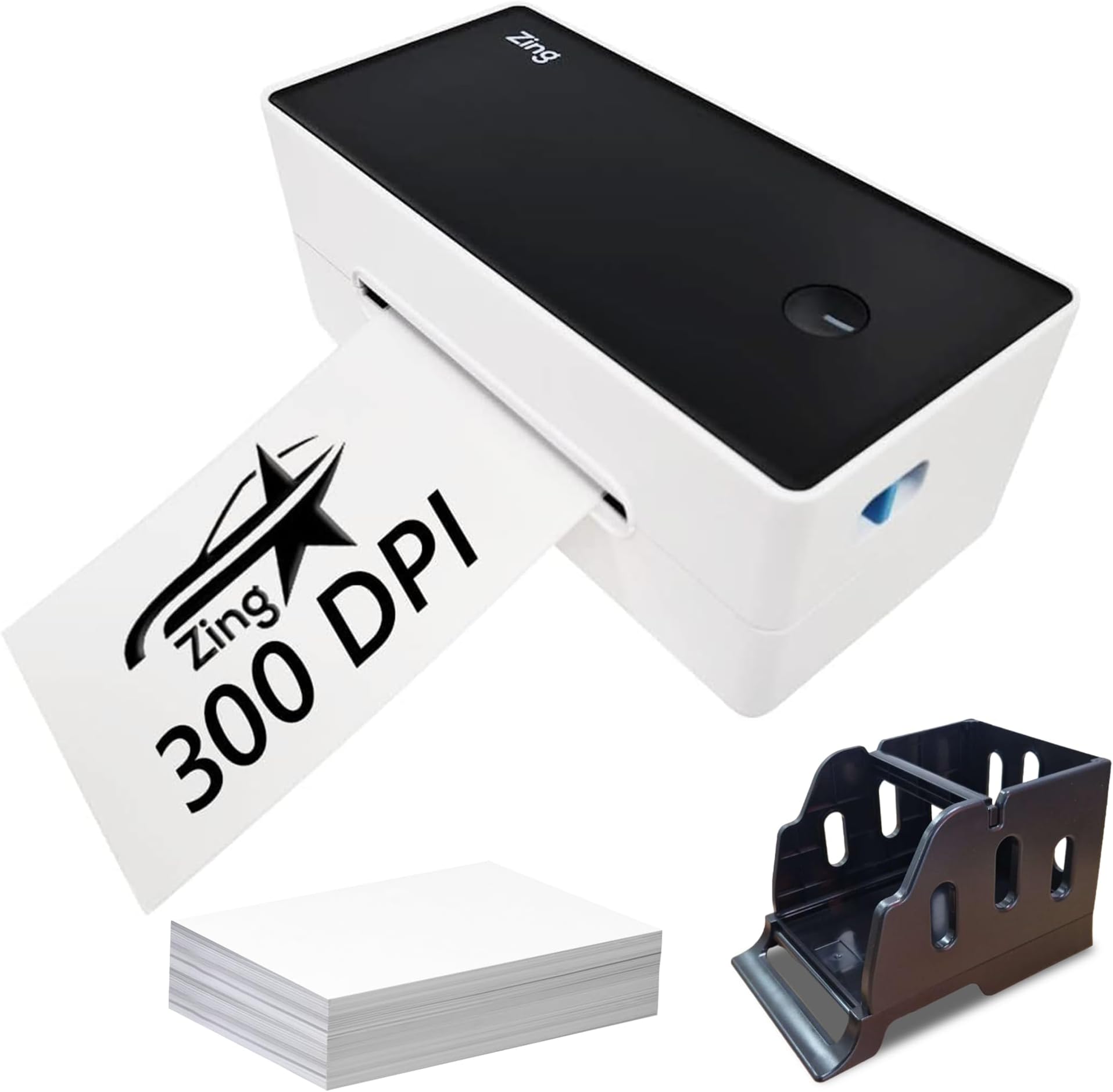 Zing® Pro Series 300 DPI Direct Thermal Label Printer High Speed/Resolution 150mm/s 4x6 UK Support Line - Compatible with Amazon, Royal Mail, eBay, DHL, Fedex, UPS, Hermes, Etsy, Shopify MAC & Windows