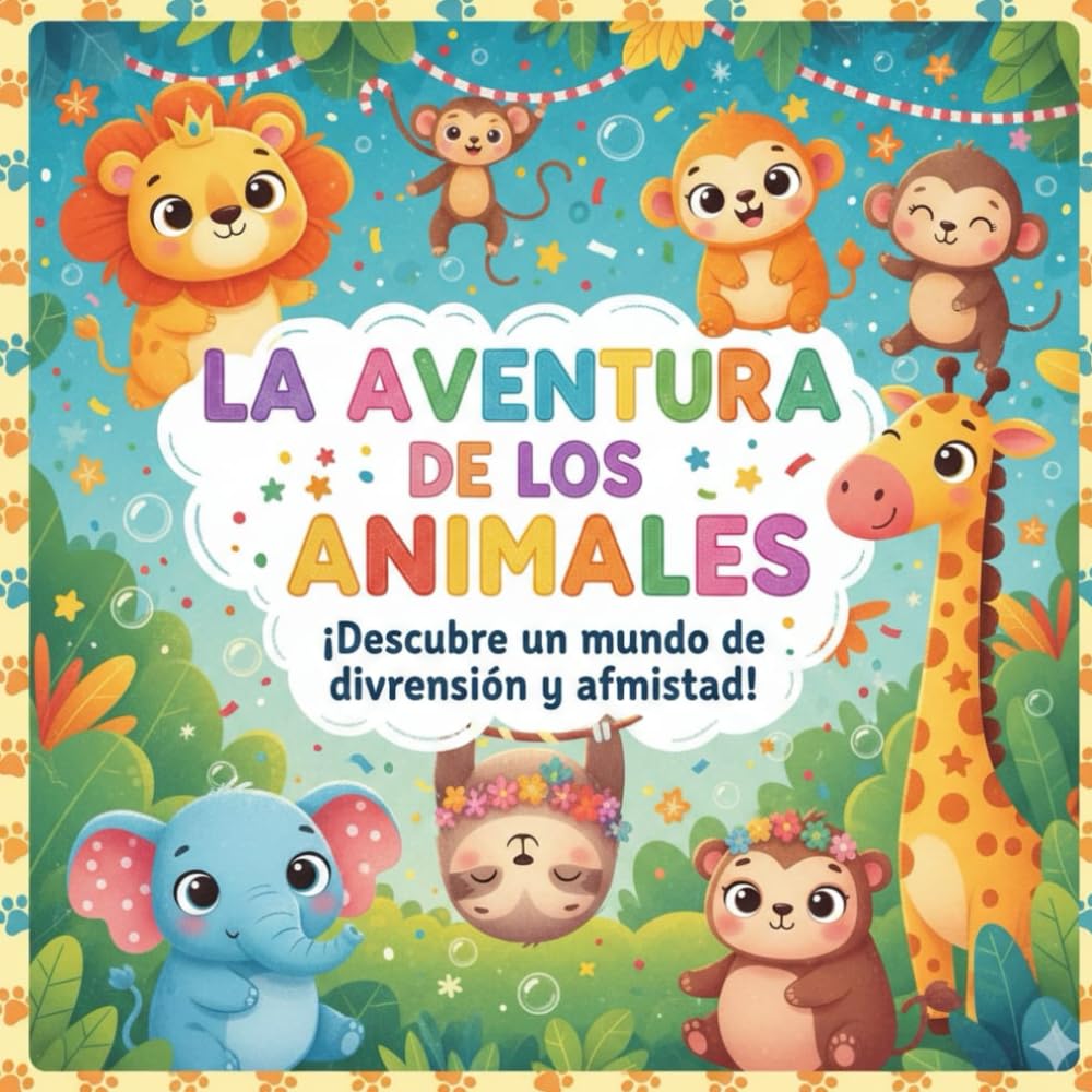La aventura de los animales: La aventura de los animales: Libro para colorear infantil