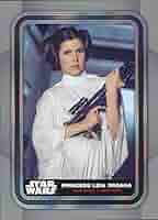 【2A Princess Leia】 SSP Topps Star Wars Princess Leia Organa 2023 Topps Chrome Star Wars Black Wave