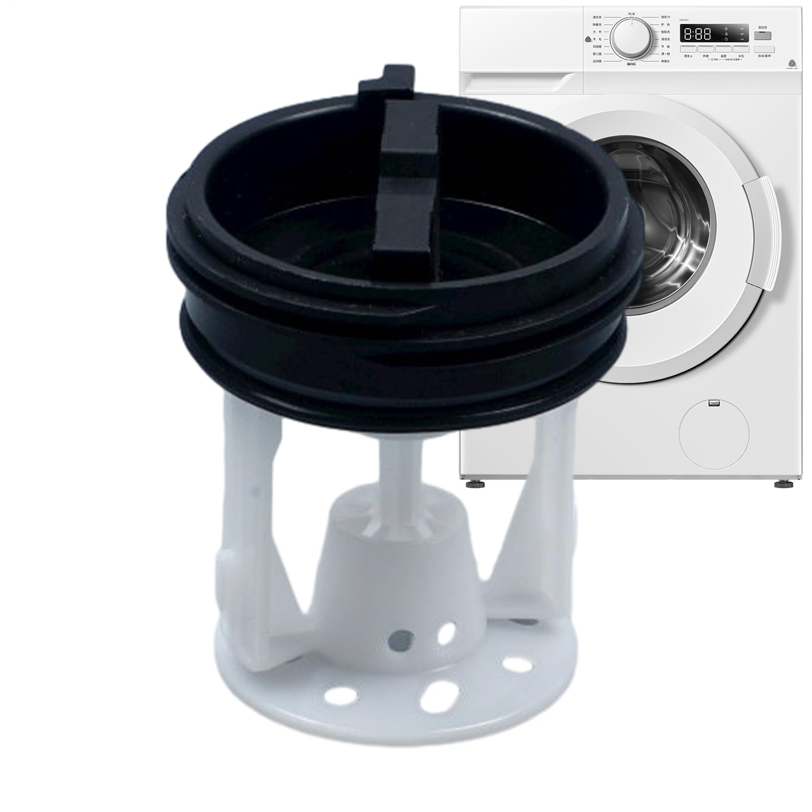 2 PCS Filtre à Charpie Tamis Filtre à Charpie Remplacement Compatible