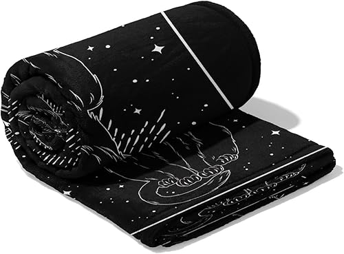 Miniatura 3 de YongColer Manta gótica de tarot con diseño de gato y luna - 50x60 pulgadas