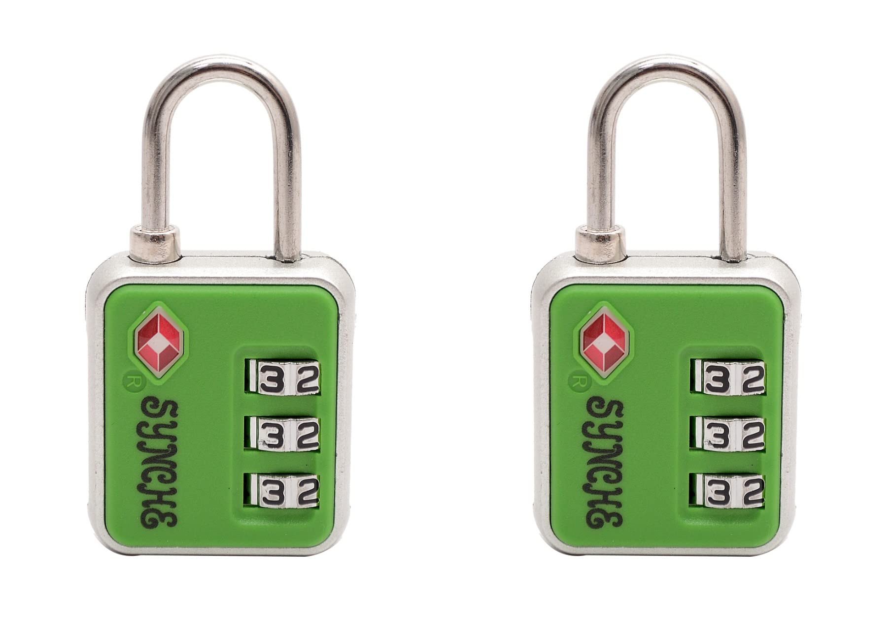 Set of 2-TSA Approved Lock 3 Digit for Luggage Bag International Number Password Travel Locks (Multicolored)-image-28