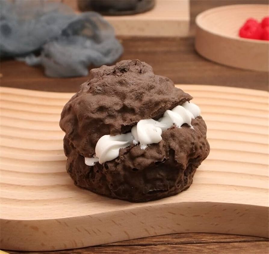 Amazon.co.jp: tonntyann 食品 サンプル シュークリームの模型 4