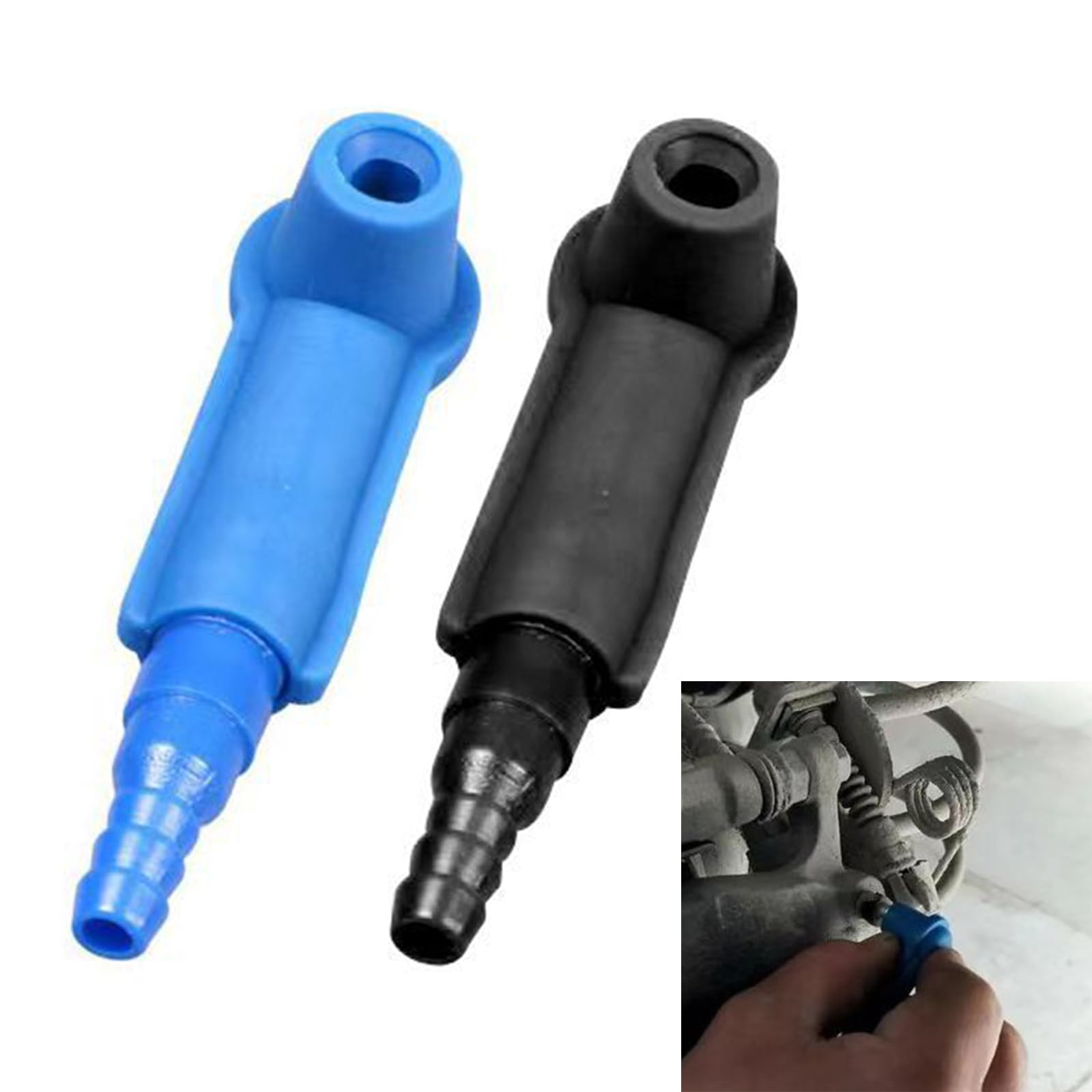 Ywmsfl Pack of 5 Automotive Brake Bleeding Connector Exchange Adapter Easy to Use Fluid Changer Adapters for Quick and Easy Use