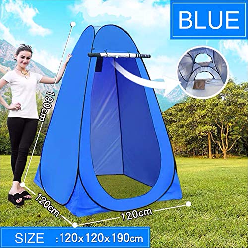 Tienda de campaña plegable para inodoro portátil o vestidor al aire libre, para camping, playa y excursiones al aire libre, con mochila.