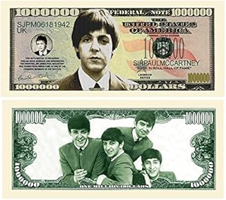 American Art Classics Paul McCartney Million Dollar Bill in Protective Holder