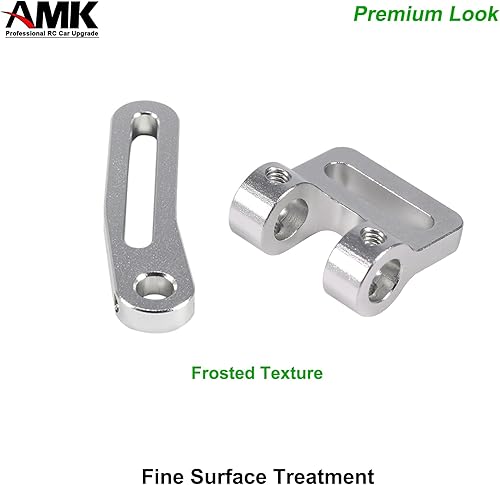 Miniatura 18 de AMK Ajustable Escala 1/10 Montaje de parachoques delantero trasero, juego de parachoques de metal completo para RC Crawler Body LCG Chassis Axial
