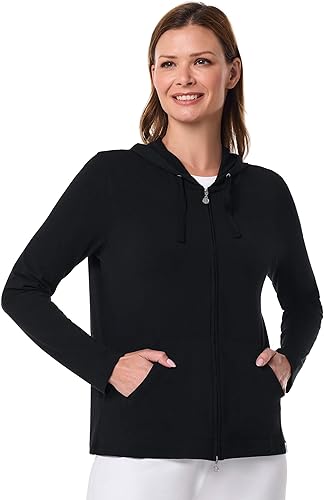 Sudadera con capucha para la costa de Coolibar para mujer UPF 50 protege del sol Sudadera con capucha para la costa de Coolibar para mujer UPF 50 protege del sol