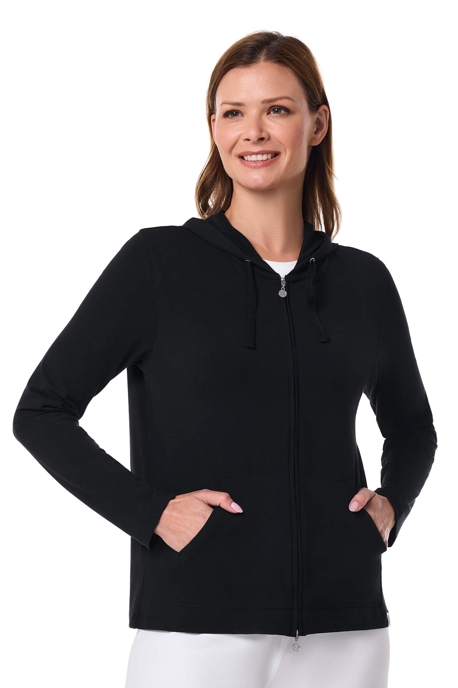 Coolibar Women's Casual Zip-Up Hoodie