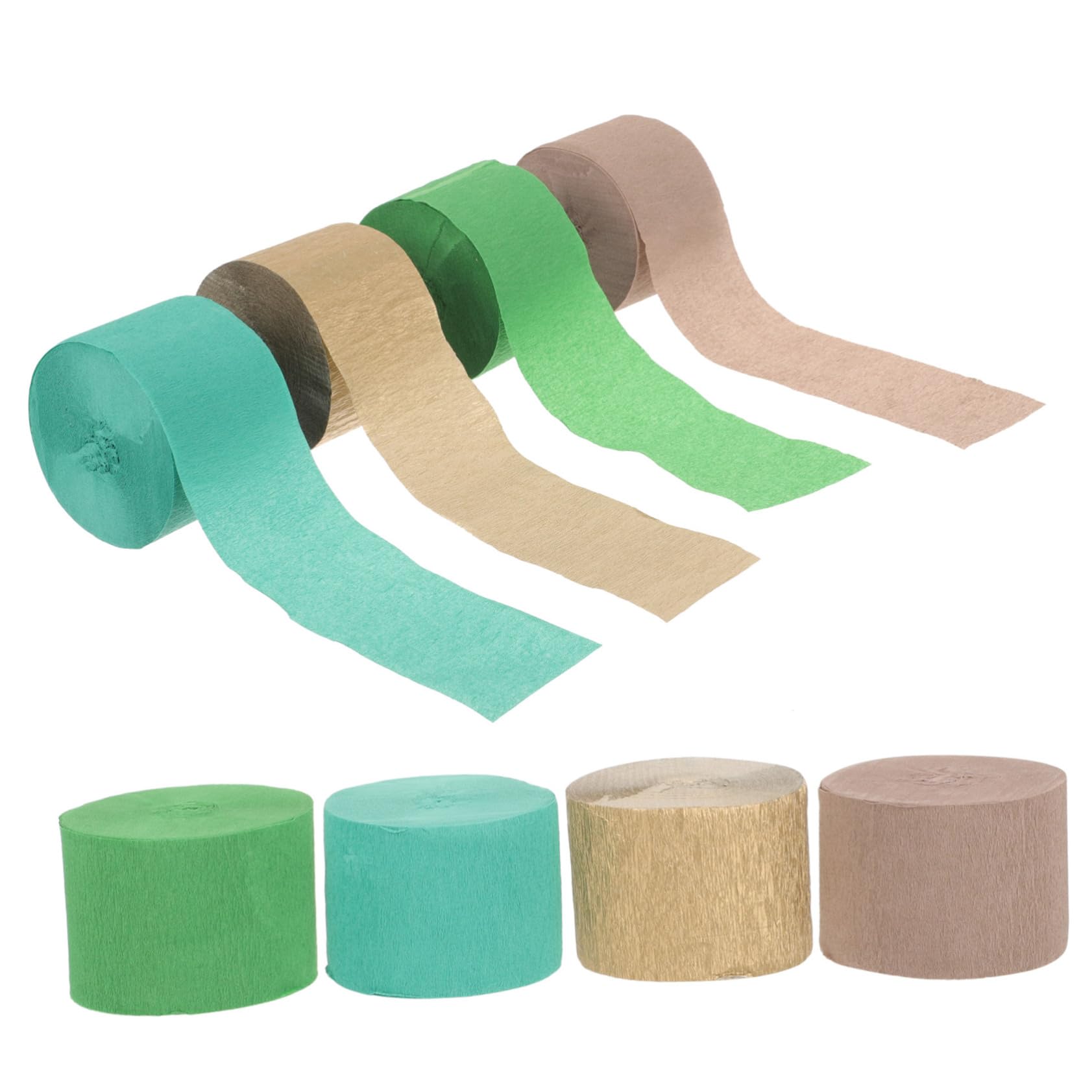 SEWACC 40rouleaux Décorations Papier Crépon Pour Fête Accessoires De Décorations Anniversaire Mariage Parfait Pour Arrière-plans Et Fleurs Papier
