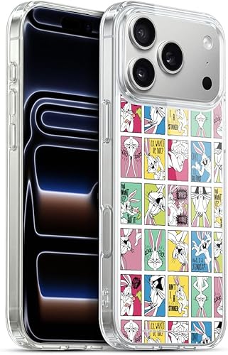 Miniatura 68 de Head Case Designs Funda de gel suave con licencia oficial de Looney Tunes Retro Bugs Bunny compatible con Apple iPhone 11 Pro Max Retro,Blanco y