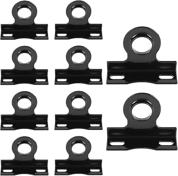 Pack of 10 EFIELD Metal Made Pipe Stay Hanger for 3/8 Inch IP Standard Pipe or 1/2 Inch Copper, CPVC & PEX Pipes - Universal Pipe Support Bracket,ACC011