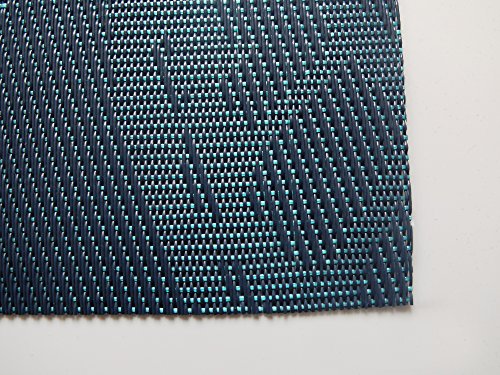 Doupoo Sea Place Mats Beach Theme,Heat Resistant Coastal Placemats For Dining Table Mats Set Of 4 - Nautical Blue Reversible Placemats Starfish Seashell Conch Outdoor #TOP3