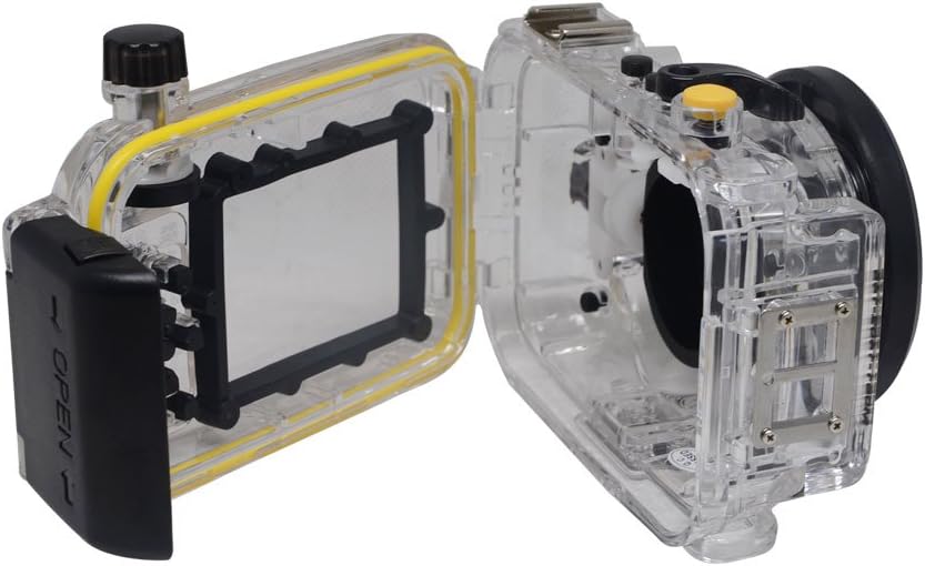 Mcoplus 40M/130ft Underwater Waterproof Housing Camera Case for Canon Powershot S120 WP-DC51