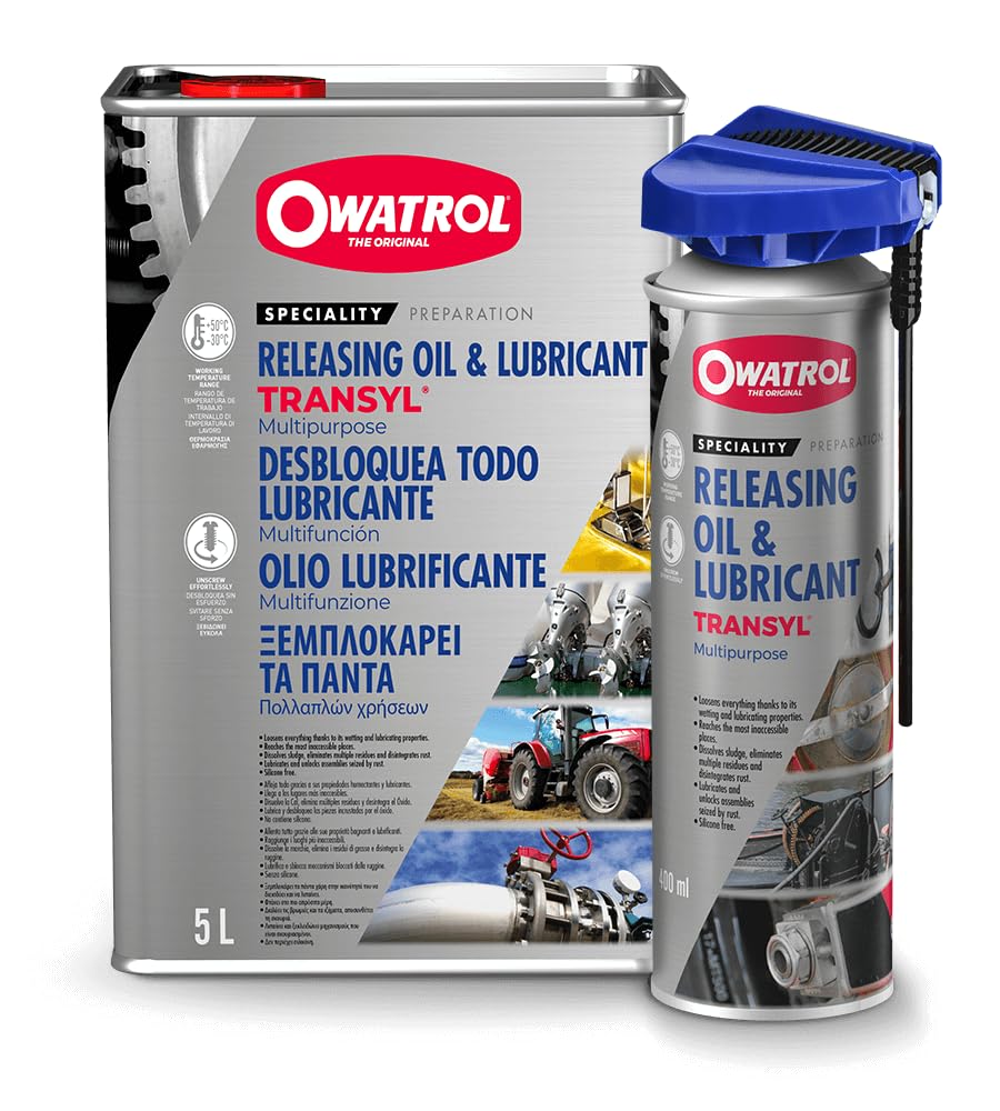 OWATROL - TRANSYL - Dégrippant et Lubrifiant Multifonction - 5L
