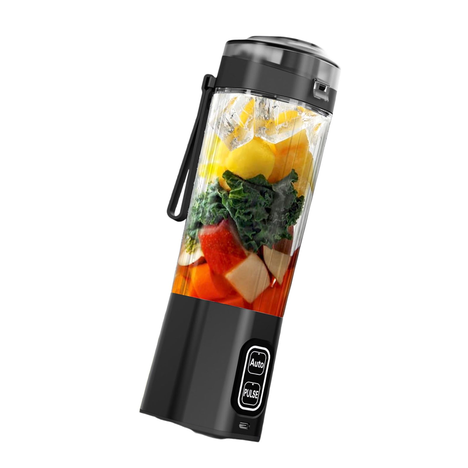 600ml Cordless Blending Machine 200W Electric Juicer Cup 6000mAh For Office Sport Shake Mixing Portable Ice Blender Cup