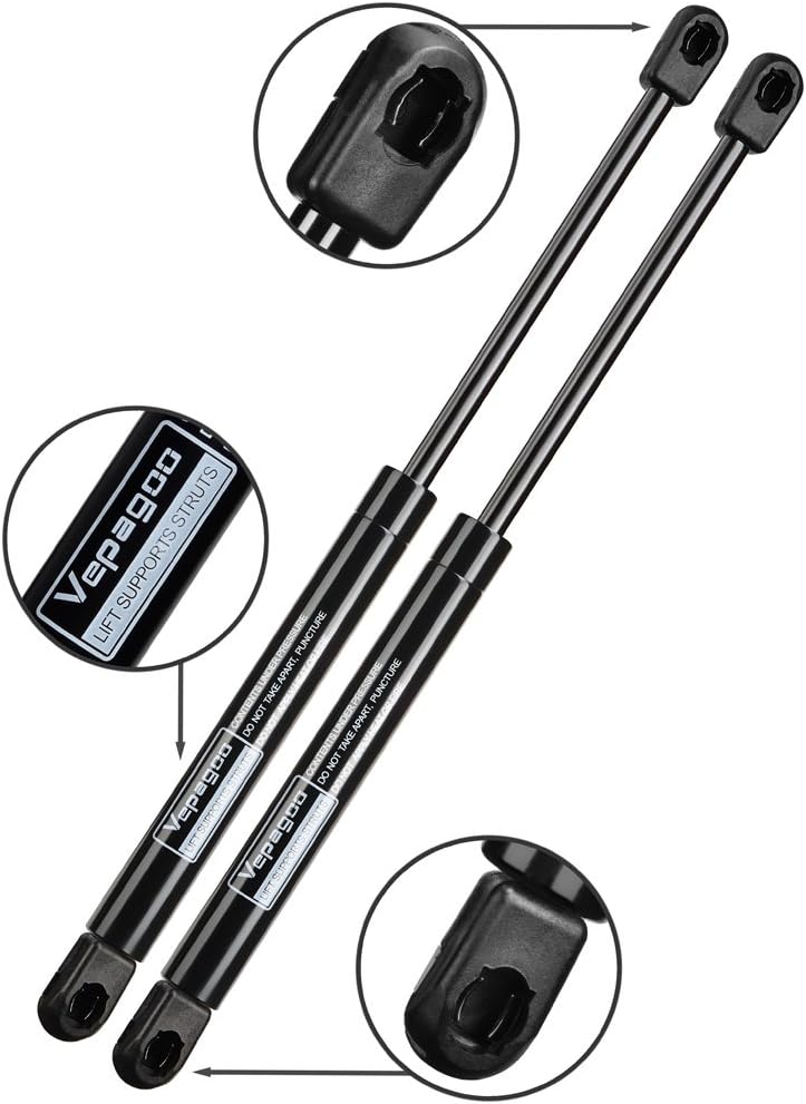 Vepagoo Rear Hatch Liftgate Lift Supports Struts Arms Springs for Chrysler 300M 1999-2004 Gas Charged Rear Trunk Support Shocks (Set of 2)