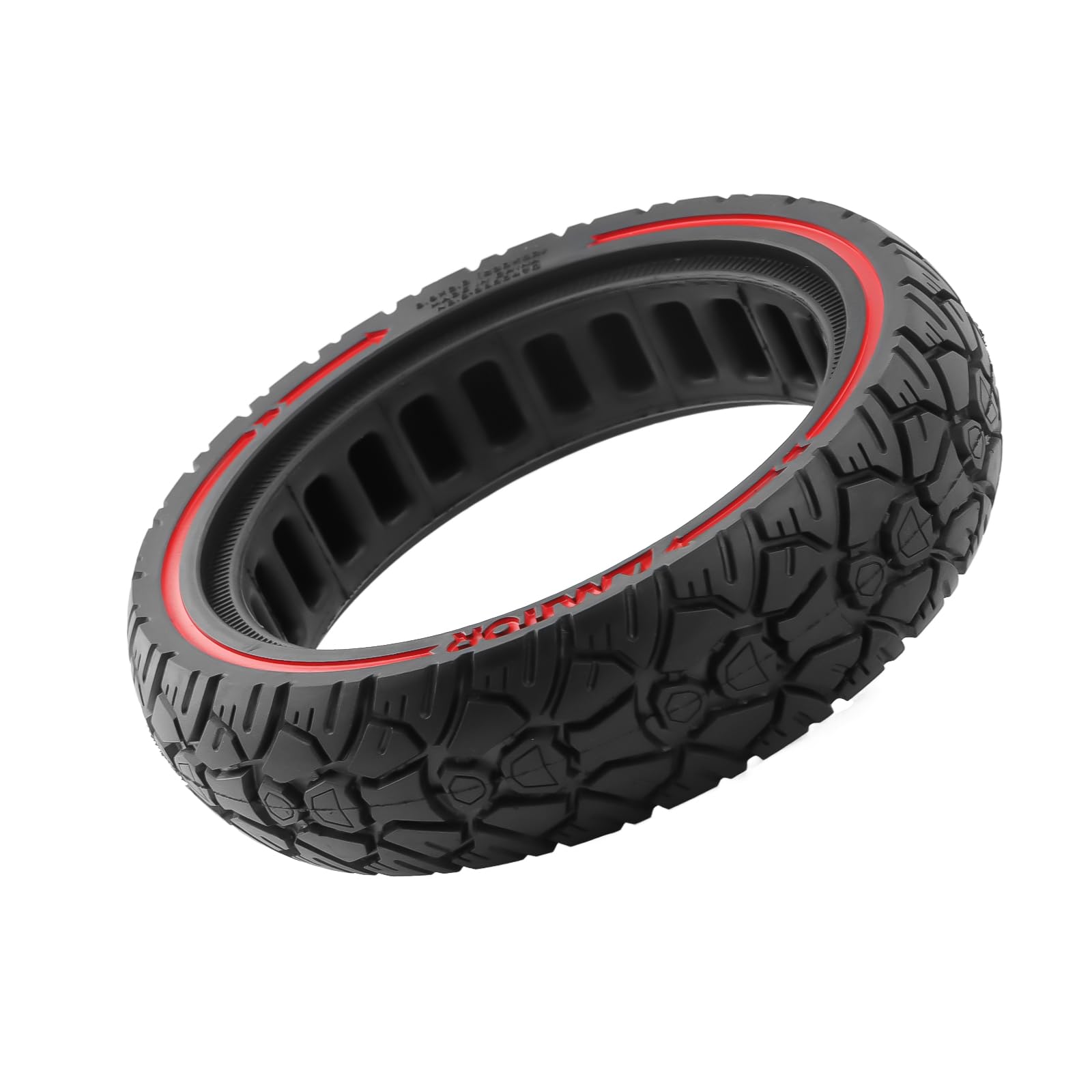 8,5×2,0(230×50) E Scooter Off-Road Neumático Completo de Goma 8 2/1x2,0 Neumáticos Sólidos 8,5 Pulgadas Reemplazo para Xiaomi M365 Scooter Eléctrico Anti-pinchazos (Línea colorida*2 PCS)