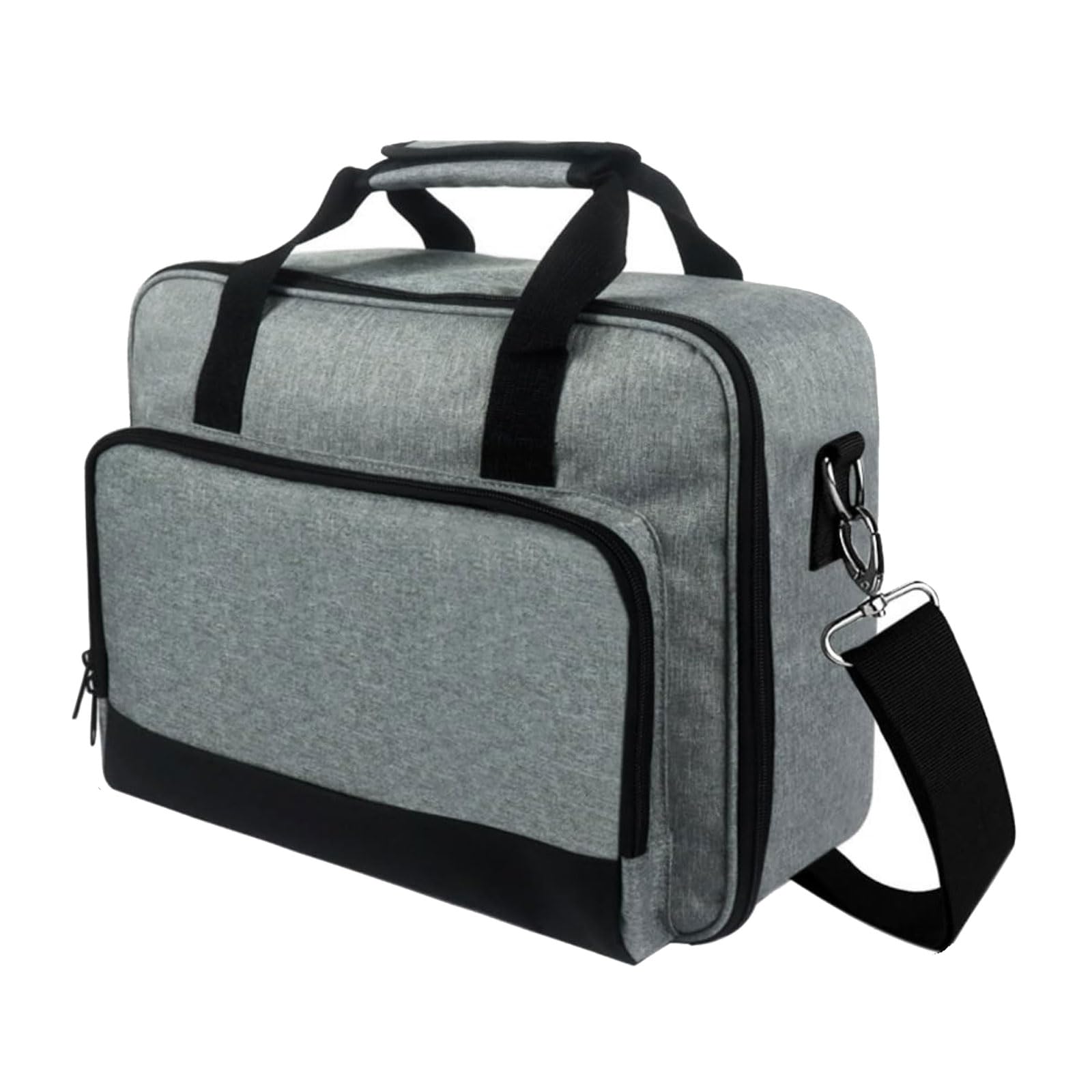 HDOYTXXM Strong Polyster Slide Transporting Case Highlighting 3 Front Pouches Zippered Compartment and Modifiable Shoulder Strap Slide Bag