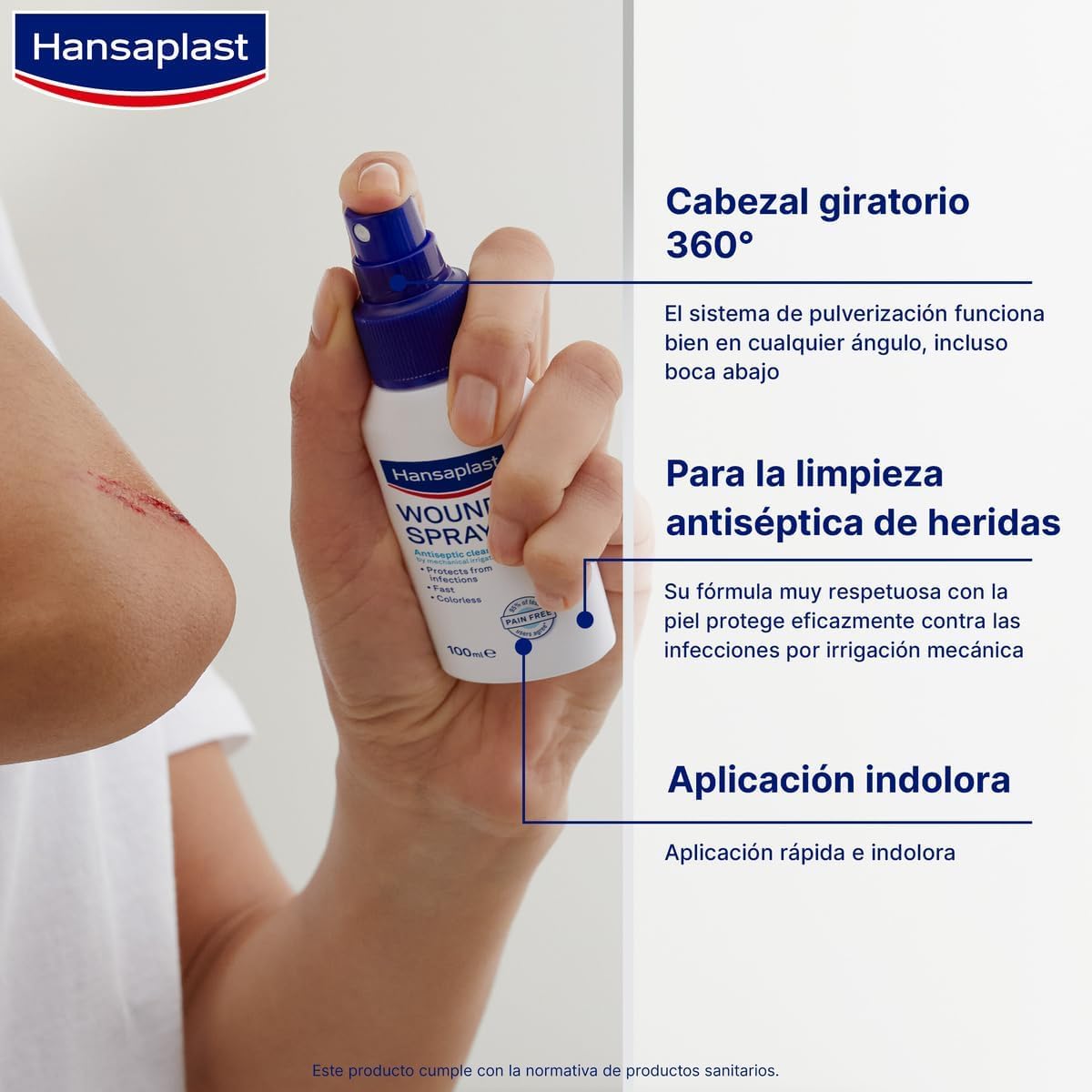 HANSAPLAST SPRAY PARA HERIDAS 100 ML