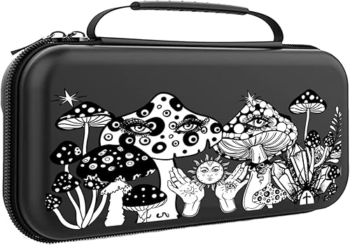 Mushrooms Switch Case For Nintendo OLED Alchemy Esoteric Switch OLED Case Console Games Protective Travel Case for Nintendo Accessories MB339