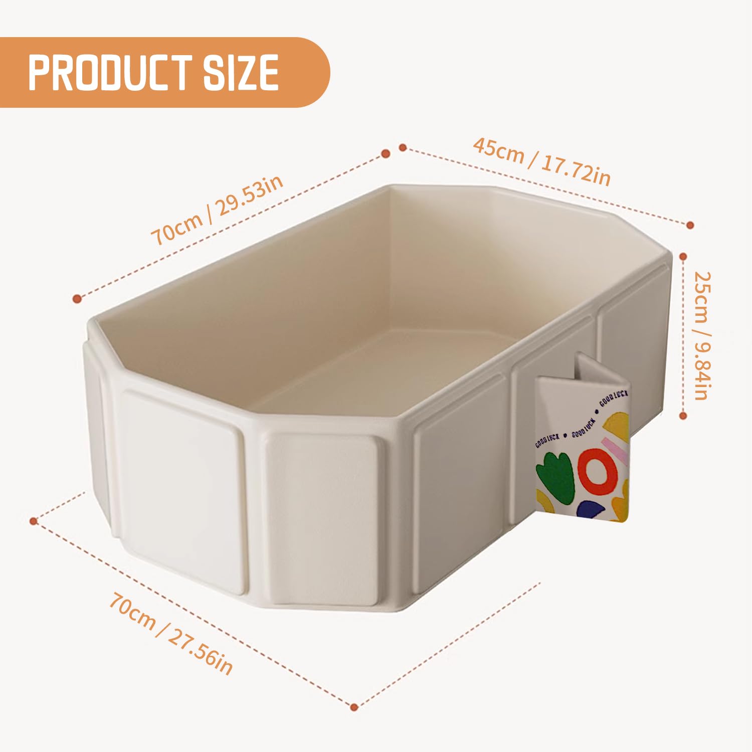 Bañera Bebé Plegable - XL Bañera Portátil Ahorro de Espacio - Antideslizante con Patas Reforzadas para Ducha - Sin BPA (Rosa)