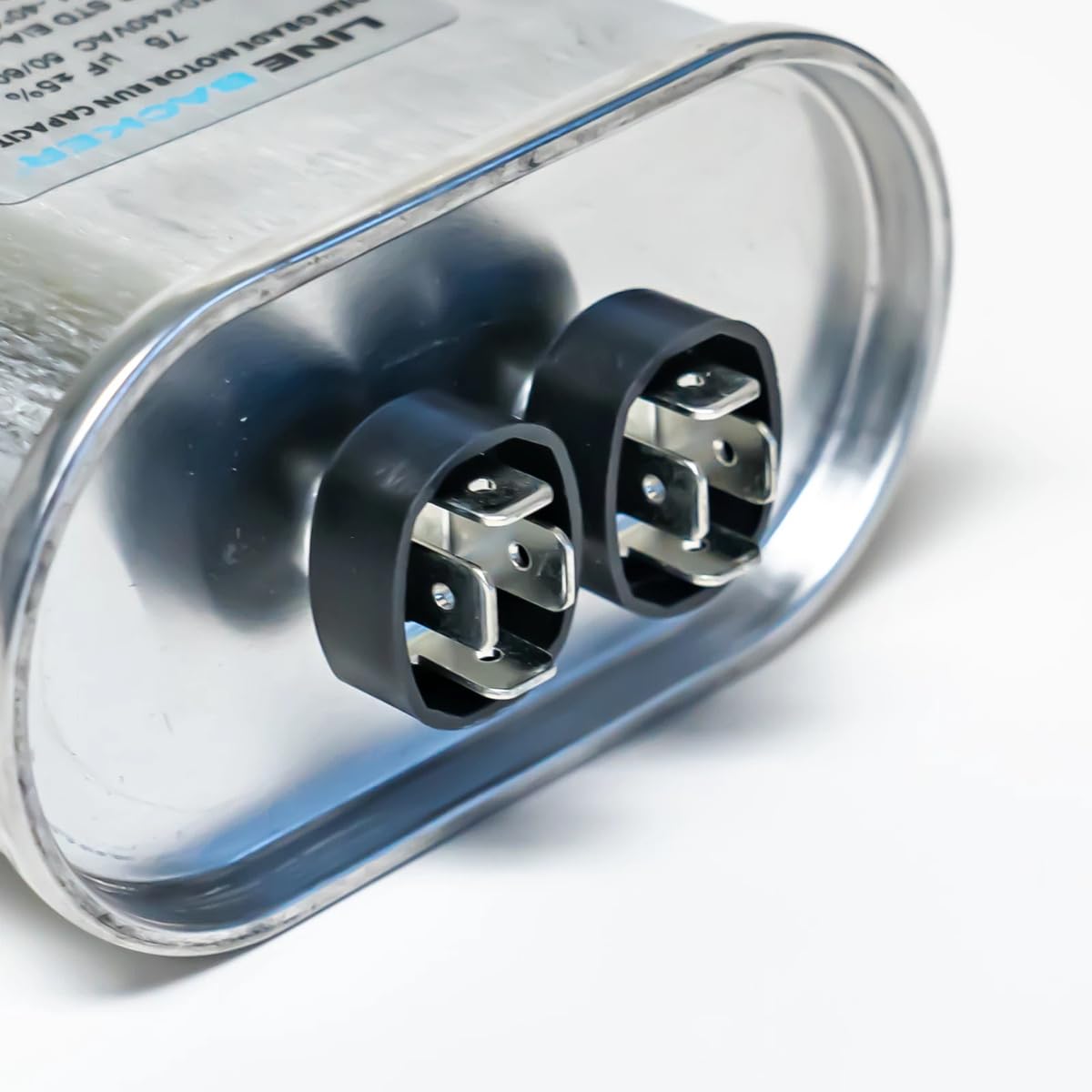 Replacement for Supco Capacitor Oval Run 75 uf mfd 370/440 Volts for HVAC Motors Compatible with Supco.