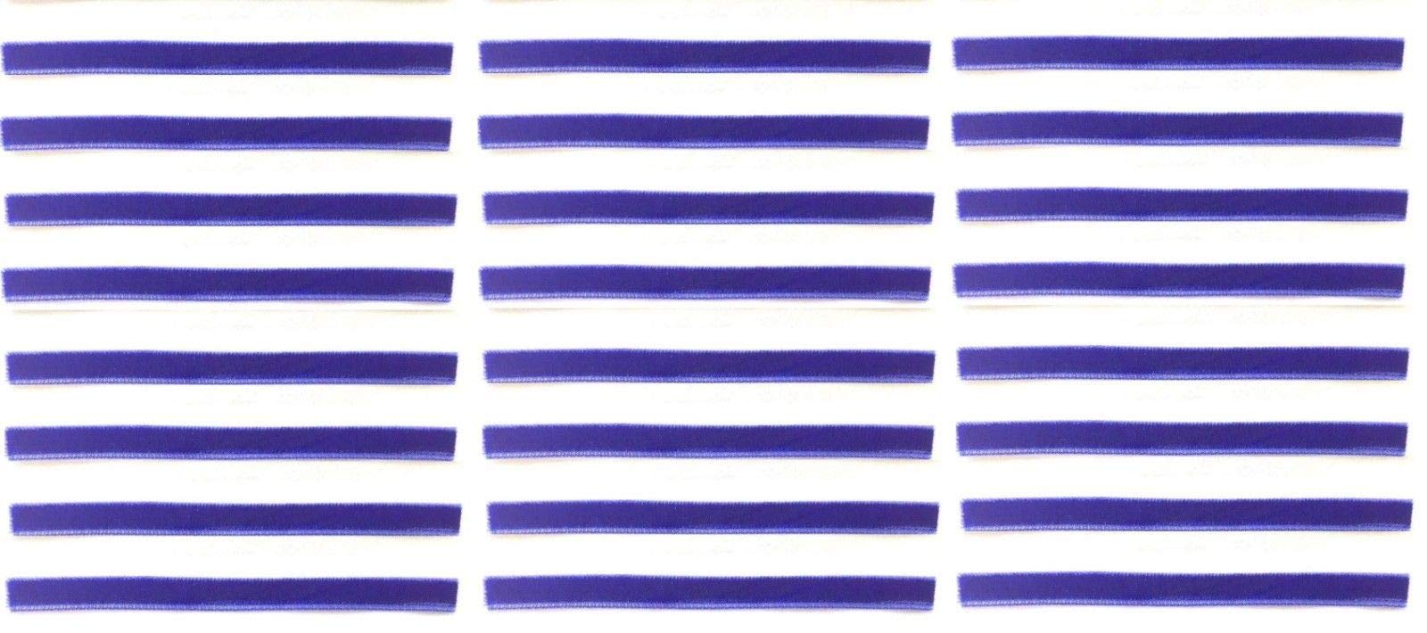 Royal Blue Replacement Cleaning Strips (24-Pack) VPI Okki Nokki 3M LP Vinyl Record Album