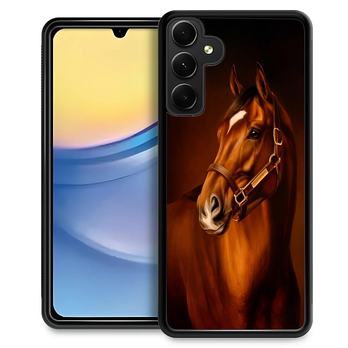 TAMEFOX Compatible with Samsung Galaxy A16 5G Case,Horse Slim Soft Shockproof TPU Protective Cover Case for Samsung Galaxy A16 5G